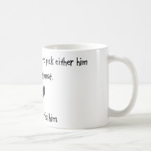Pick Husband or Cutting Meat Coffee Mugs