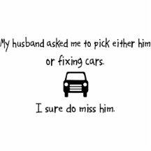 Pick Husband or Fixing Cars Photo Cut Out