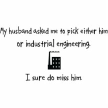 Pick Husband or Industrial Engineering Photo Sculptures