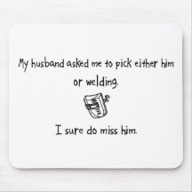 Pick Husband or Welding Mouse Pads