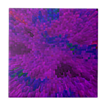 Pick-up-sticks-purple Ceramic Tiles