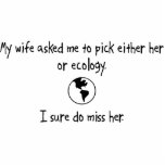 Pick Wife or Ecology Photo Cutouts