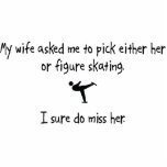 Pick Wife or Figure Skating photo sculptures