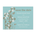PICK-YOUR-OWN-COLOR Japanese Floral Save the Date Post Card