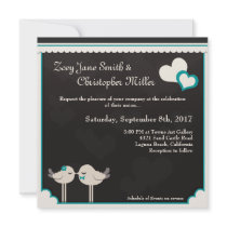 Pick YOUR OWN COLOR Lacey Love Birds Save the Date