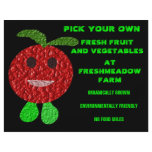 Pick Your Own Fruit and Veg Customizable Flyer
