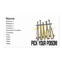Pick Your Poison Business Cards