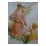 Picking Daisies Greeting Cards