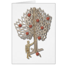 PickingAppleFromTree012511 Greeting Card