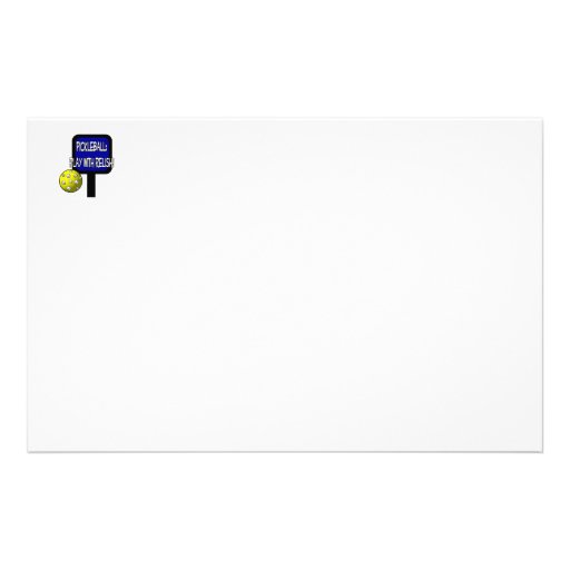 Pickle and a round ball : Play with Relish! Personalized Stationery