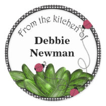 Pickle Jar Stickers Personalized