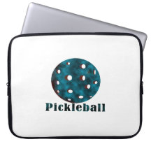 pickleball clouded blue text n ball .png computer sleeve