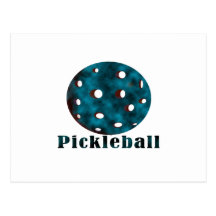 pickleball clouded blue text n ball .png post card