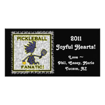Pickleball Fanatic Gifts & T Shirts Picture Card