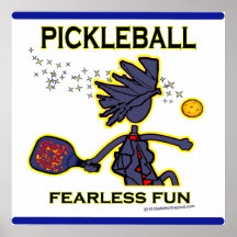 Pickleball Fearless Fun Print