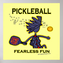 Pickleball Fearless Fun Print
