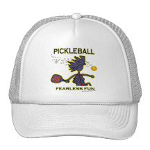 Pickleball Fearless Fun Trucker Hats