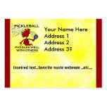 Pickleball Paddles Well With Others Business Card Template
