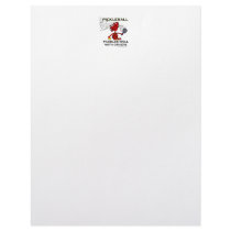 Pickleball Paddles Well With Others Letterhead Design