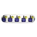 Pickleball - Play with Relish! Design gift idea Skate Decks