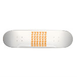 pickleball repeat orange.png skateboard deck