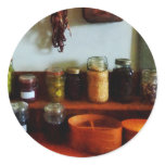 Pickles, Beans and Jellies Round Sticker