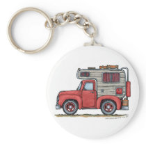 Pickup Truck Camper RV Key Chains