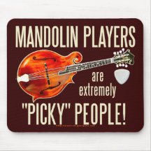 Picky Mandolinists Mouse Mats
