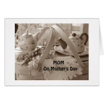 PICNIC AND TEA GREETING ON MY MOM'S MOTHERS DAY cards