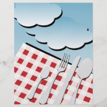 Picnic Backgroun Flyer Design