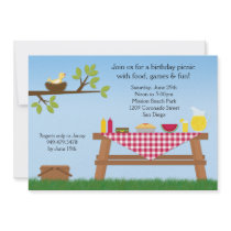 Picnic Birthday Party Invitation