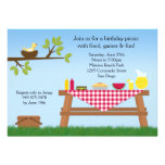Picnic Birthday Party Invitation