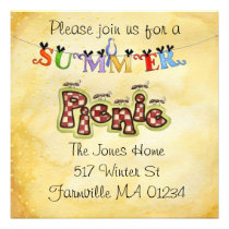 Picnic  invite invitations