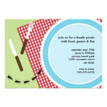 Picnic Party Invitation invitations