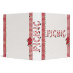 Picnic Recipe Book Vinyl Binder