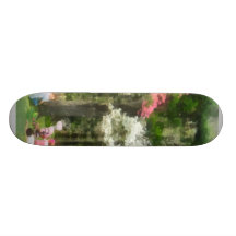 Picnic Under the Flowering Trees Skateboards