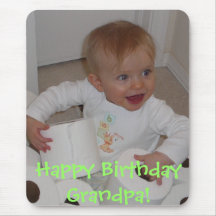 Picture 014, Happy Birthday Grandpa! Mouse Mat