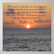 Picture 139,  "Who shut up the sea behind doors... Poster