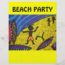 Picture 203, BEACH PARTY Full Colour Flyer