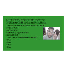 Picture 43, DI3HARD ENTERTAINMENT, 328 ROCKTOWN... Business Cards