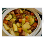 Picture of Beef stew Greeting Card