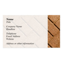 Picture of Bricks. Business Card Template
