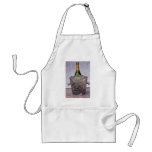 Picture of Champagne in glass ice bucket Apron