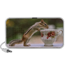 Picture of Chipmunk with China Teacup Portable Speakers