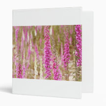 Picture of Foxgloves Vinyl Binders