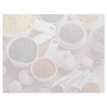 Picture of Fresh spices with garlic cloves Letterhead Design
