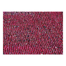 Picture of People practicing for ceremony, Pyongya Announcements