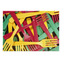 Picture of Plastic knives and forks Personalized Invites