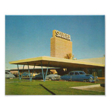 Picture Of The Sahara Casino in the 1950's Photo Print