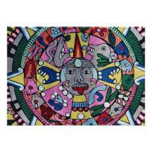 Picture of Woven cloth, Mexican design, Cuernavaca Announcement